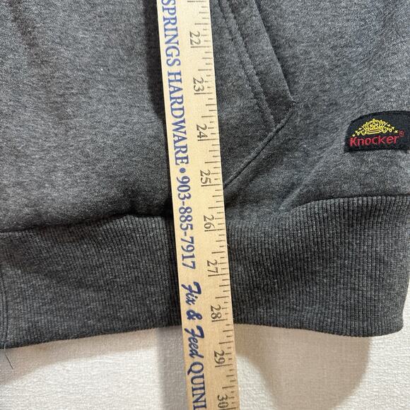 Knocker‎ Activewear Men's Vest Size 2XL Gray Fleece Sweatshirt Sleeveless Jacket - Picture 6 of 7